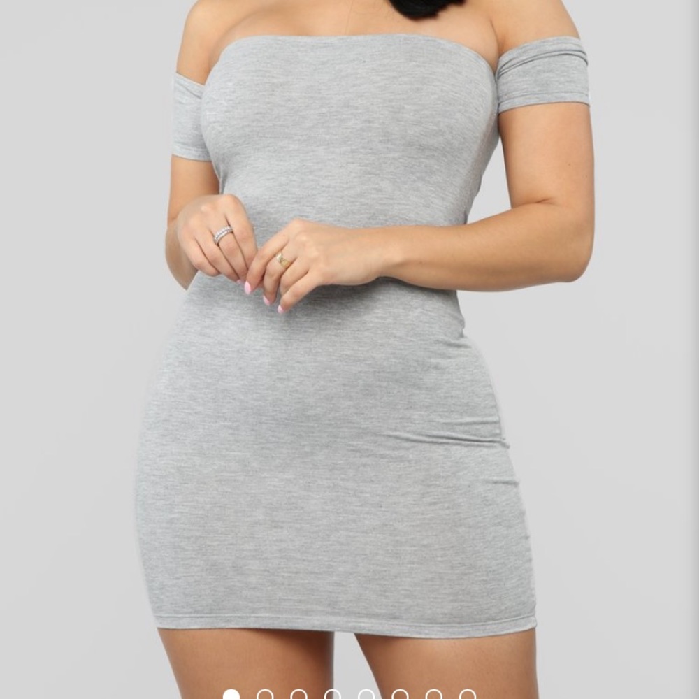 Off shoulder mini dress